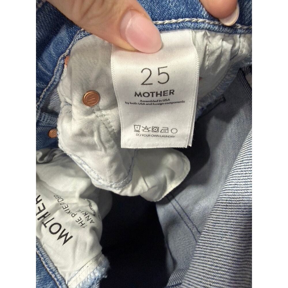 Mother The Pixie Rider Ankle Straight Jeans - Picture 6 of 6
